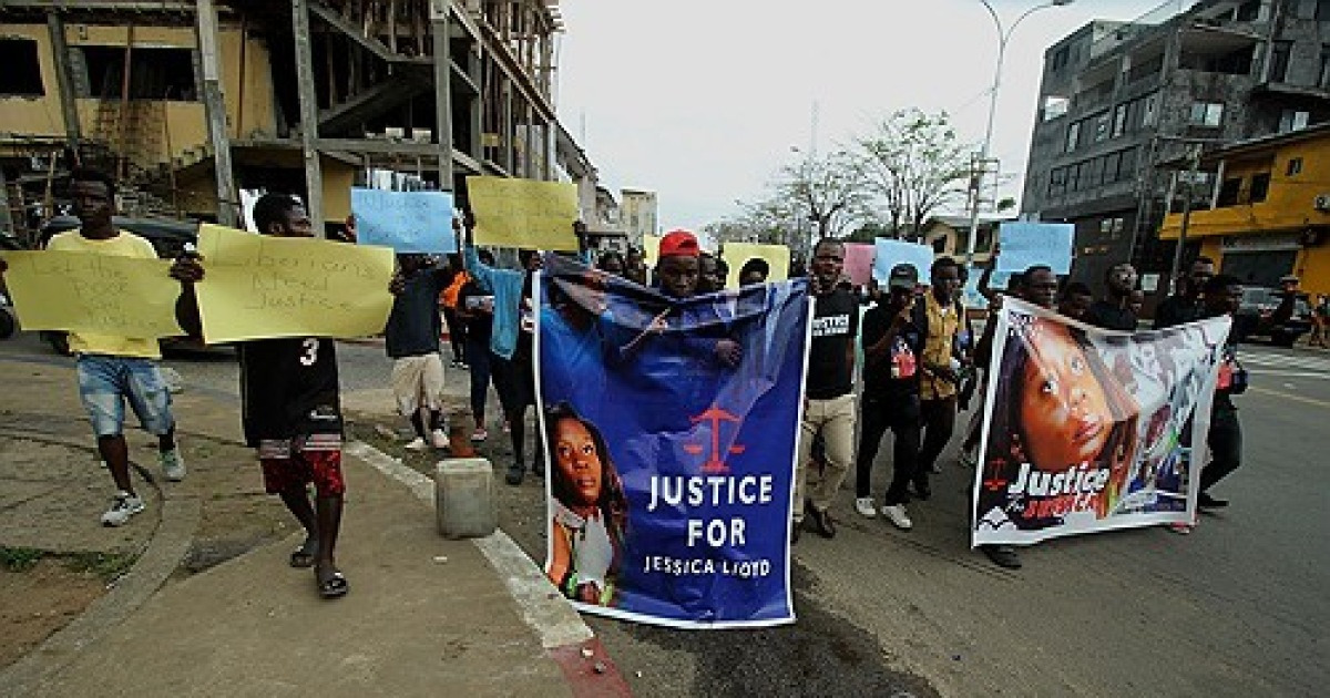 LIBERIA CRIME PROTEST