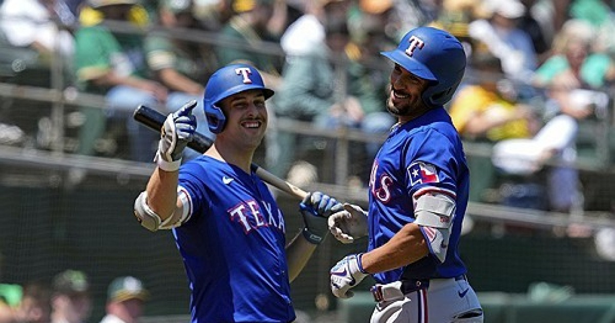 Rangers Athletics Baseball
