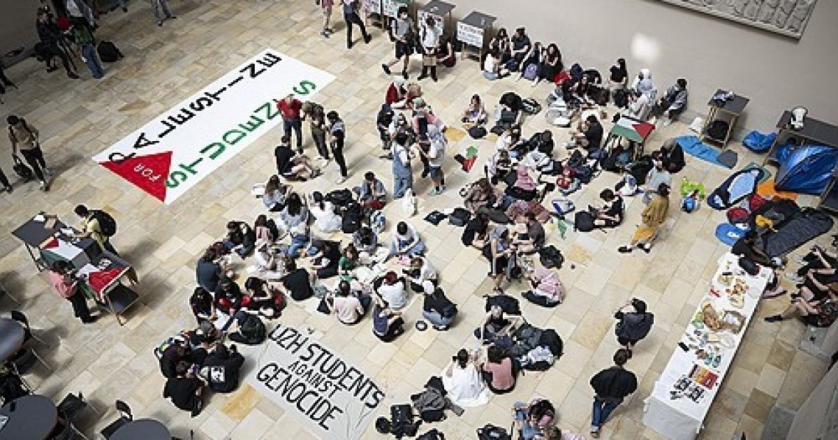 SWITZERLAND UNIVERSITY PROTEST