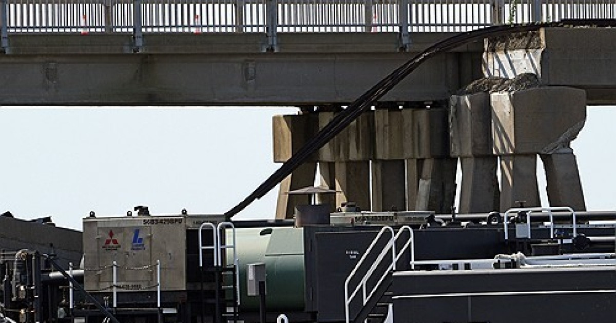 Barge Hits Bridge Texas