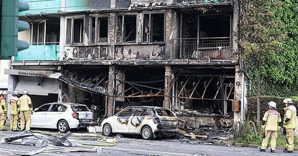 GERMANY EXPLOSION FIRE