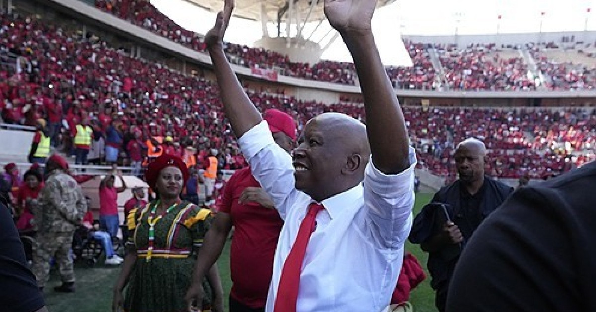 South Africa Elections EFF Rally