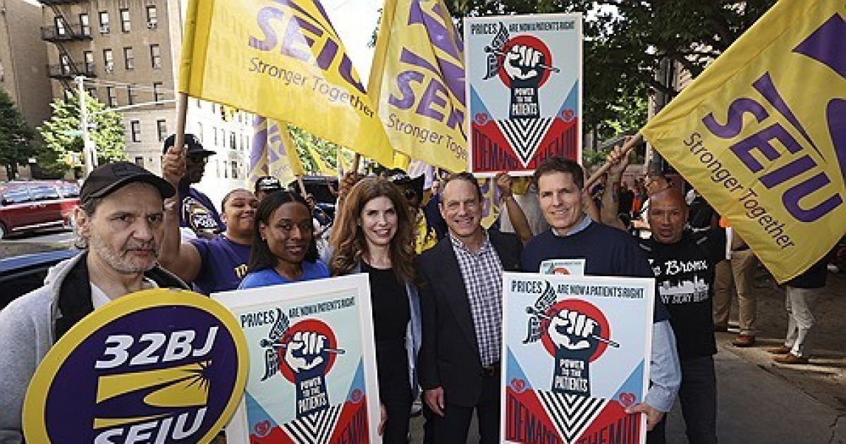 32BJ SEIU and Power to the Patients Rally for More Affordable and ...