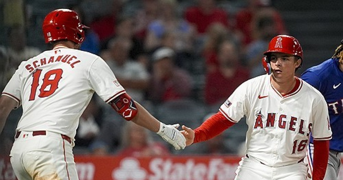 Rangers Angels Baseball