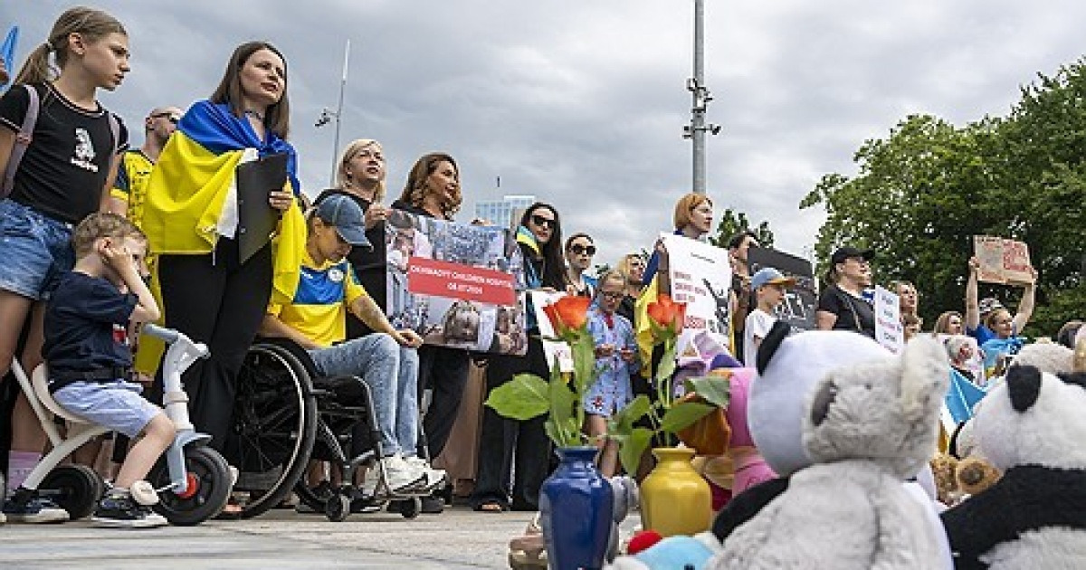 SWITZERLAND PROTEST UKRAINE RUSSIA WAR