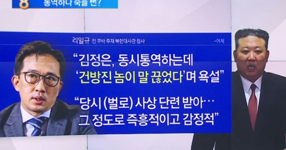 탈북 외교관 리일규, 통역하다 죽을 뻔?