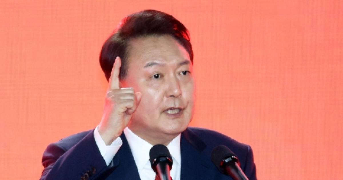 尹 “국민의힘과 저, 한배 탄 운명공동체”