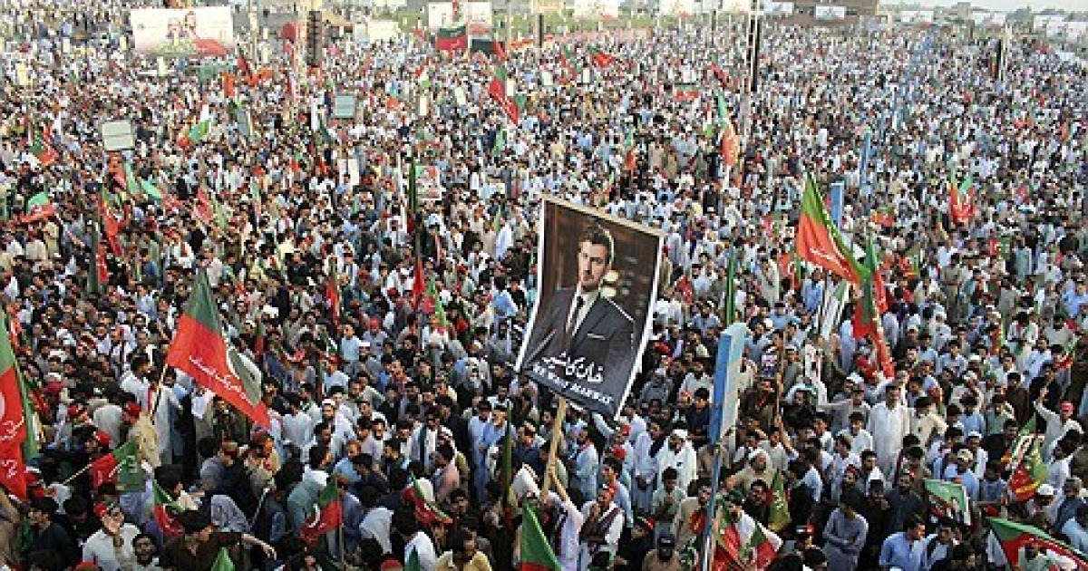 Pakistan Imran Khan Rally