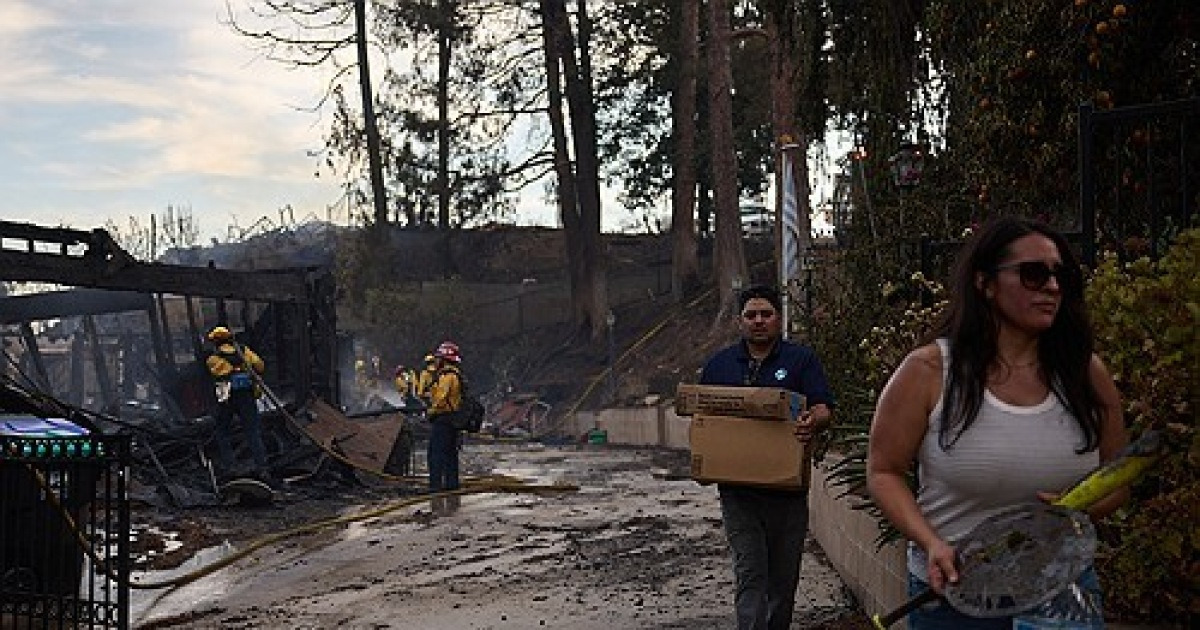 USA CALIFORNIA EDGEHILL FIRE