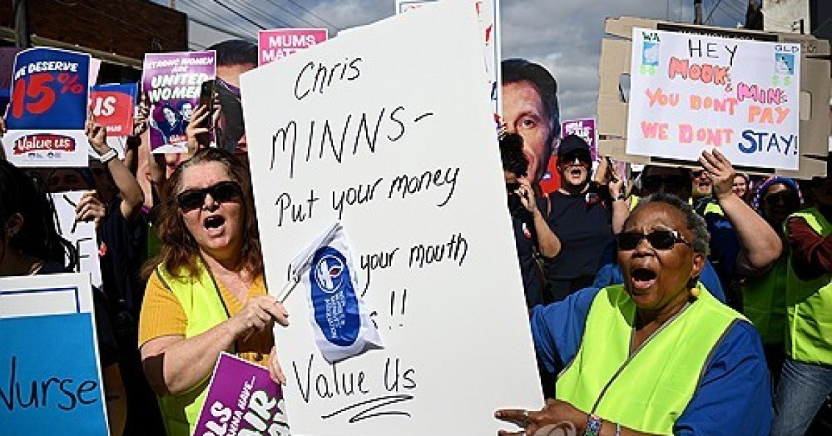 AUSTRALIA PROTEST NURSES