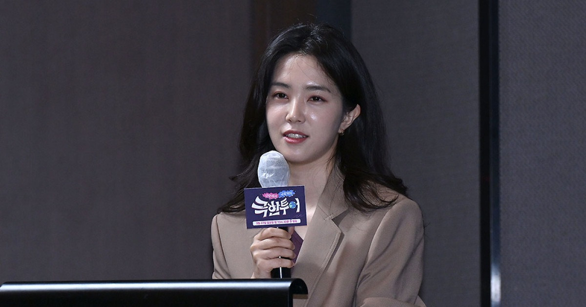 강지영 아나운서 '출연진 겸 사회자'[엑's HD포토]