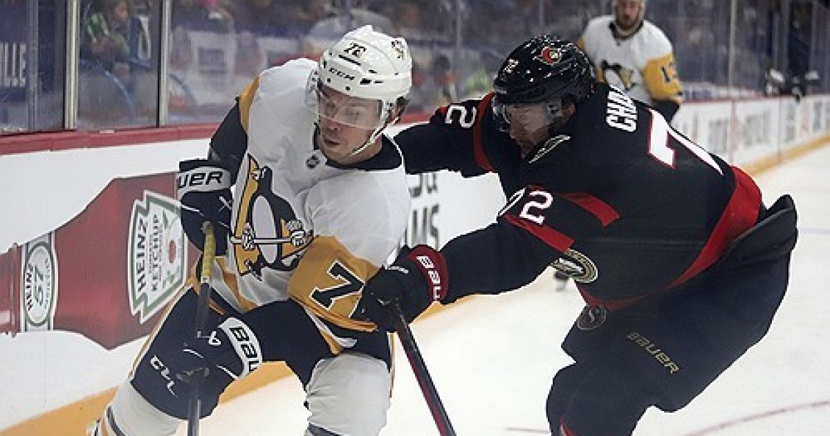 Senators Penguins Hockey