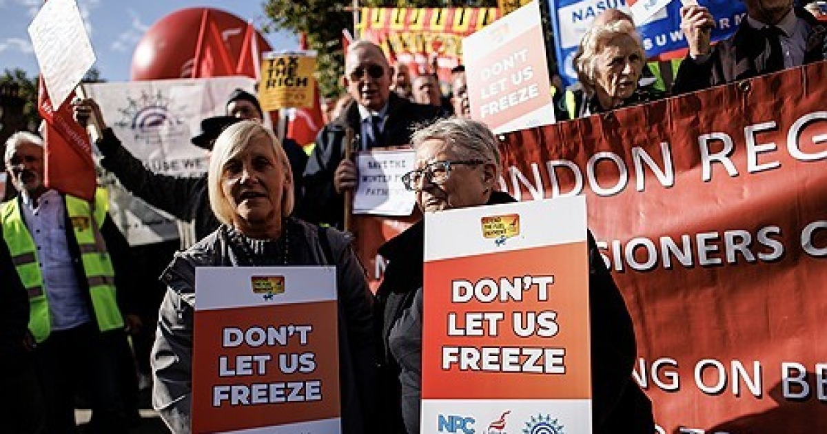 BRITAIN PROTEST WINTER PAYMENT