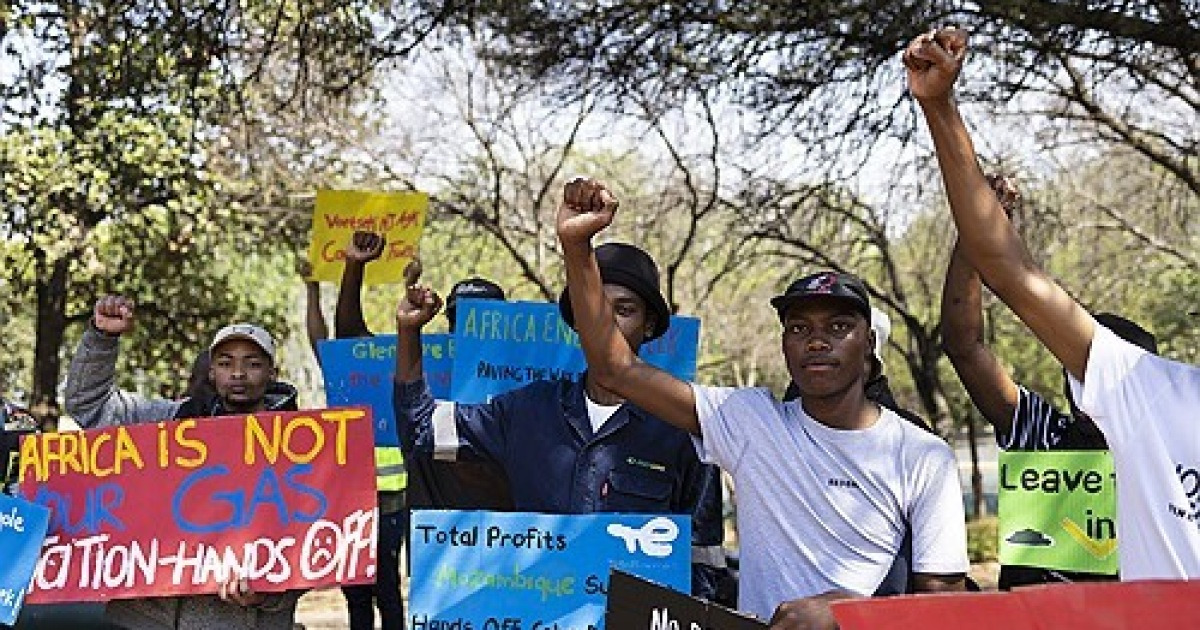 SOUTH AFRICA PROTEST FOSSIL FUEL