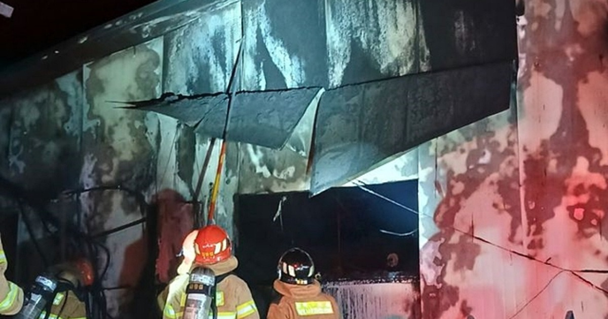 의성 돈사 분만동서 화재…새끼돼지 50마리 폐사