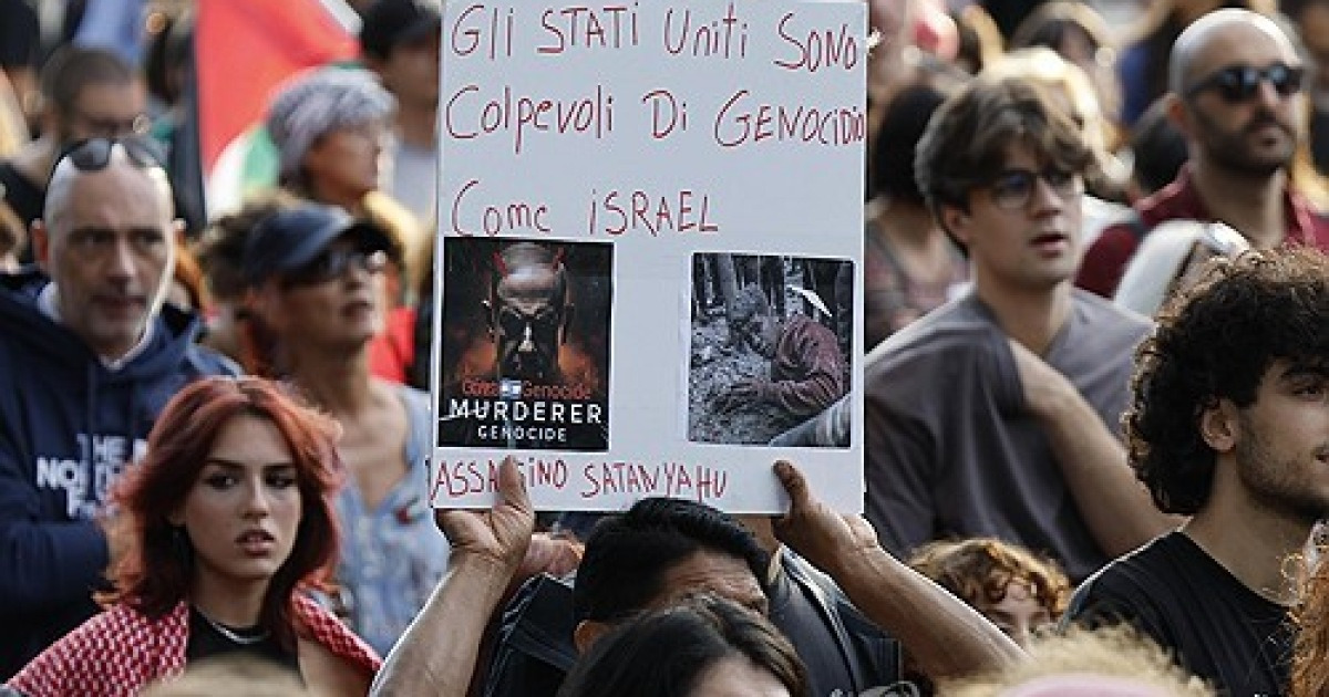 ITALY PROTEST ISRAEL GAZA CONFLICT