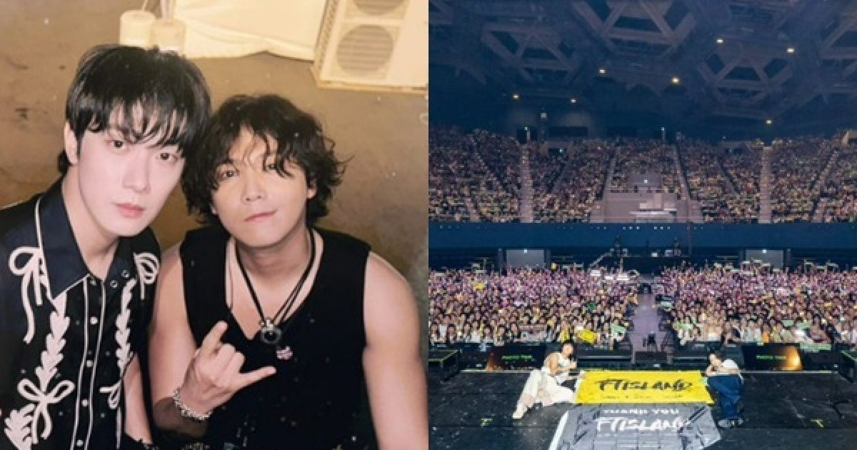 Hongki Lee of “FT Island Forever” and Minhwan Choi of “FT Island Forever” reveal proof photos of the concert where he was seen behind the stage