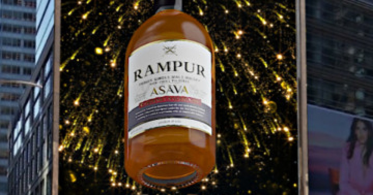 Rampur Distillery Lights Up Diwali in Times Square New York City