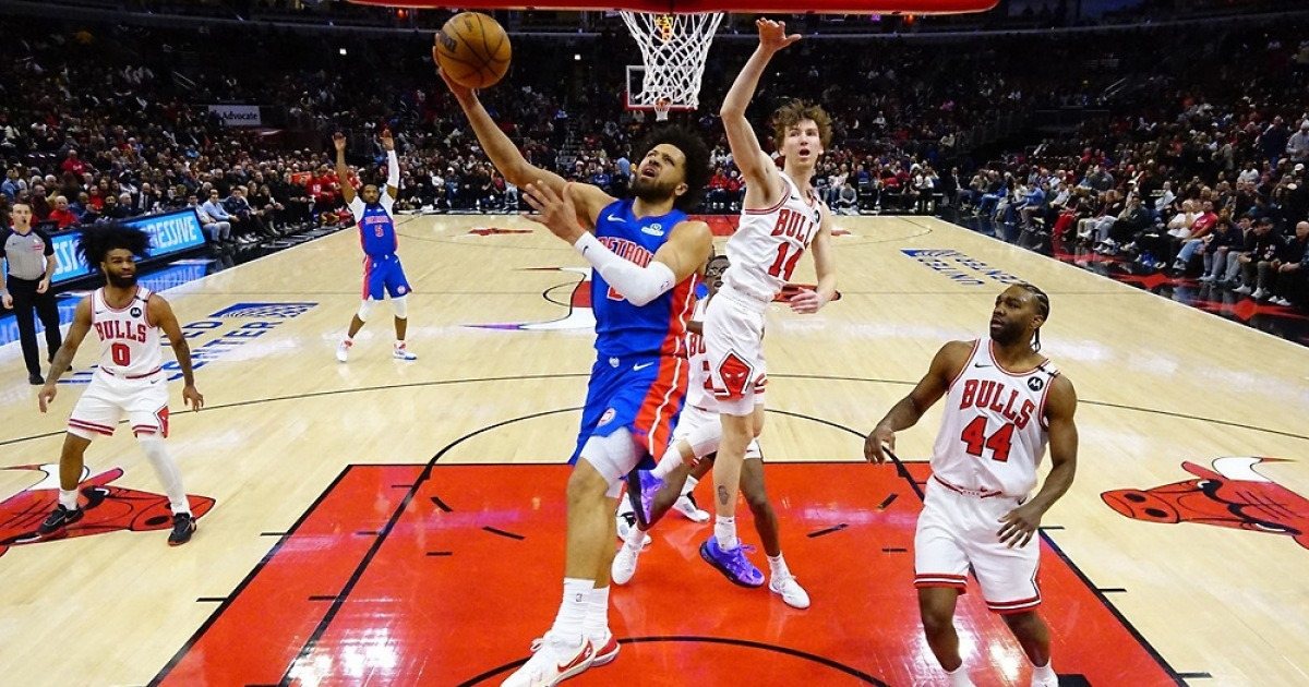 NBA 시카고, 전반 29득점 수모…디트로이트에 40점 차 대패