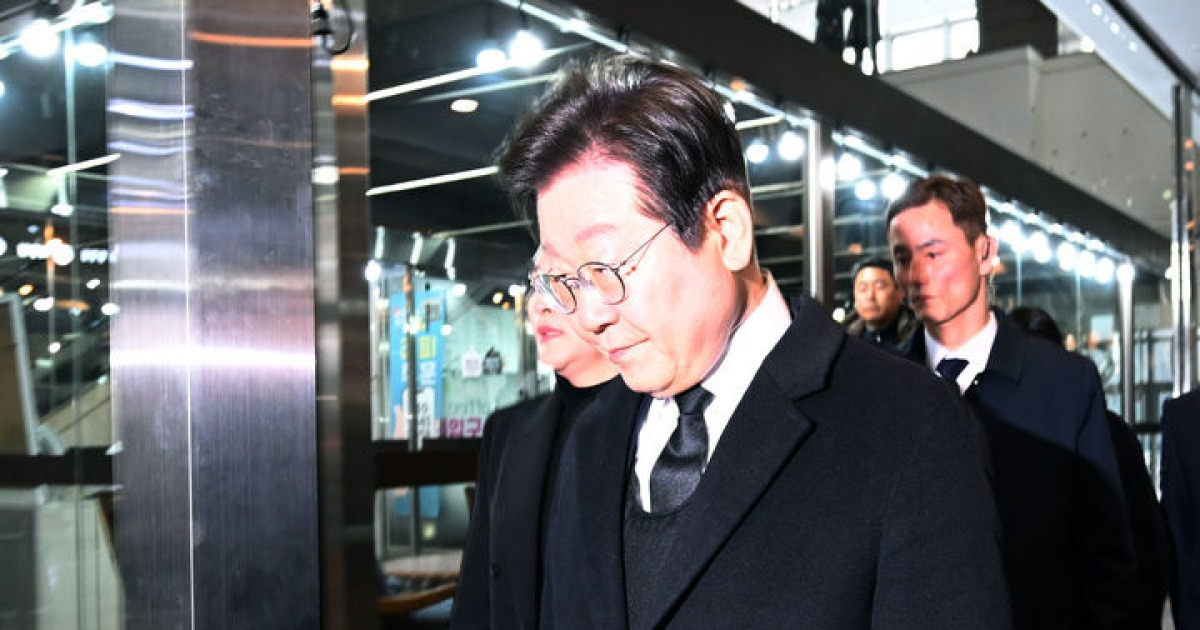 빈소 나오는 이재명