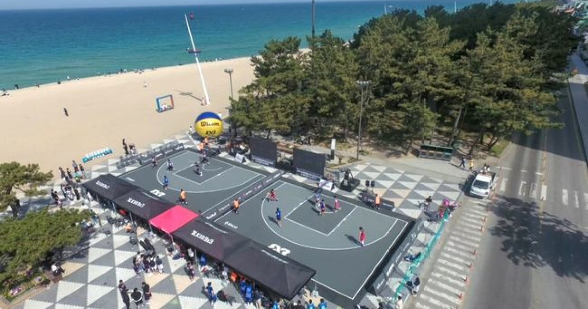 ‘한·일·싱가포르 국가대표 참가’ 2025 KXO 3x3 강릉 STOP2...경포대에서 개최