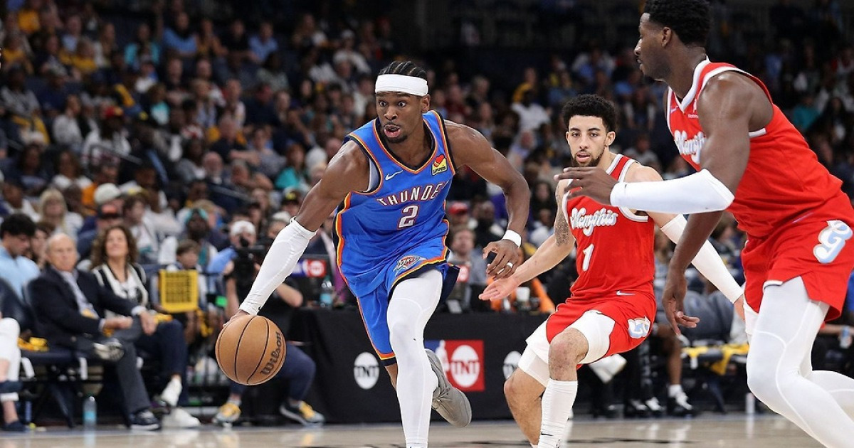 NBA 오클라호마시티, 멤피스에 4연승…PO 2라운드 선착