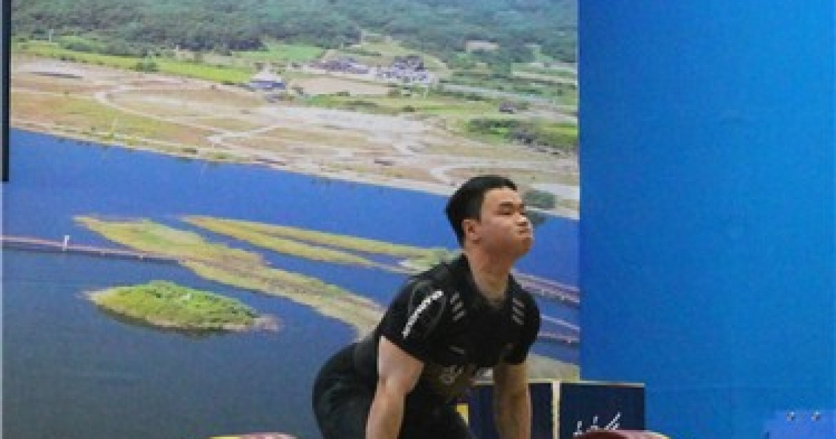 손현호, 역도 남자 81㎏급 용상 한국신기록 작성