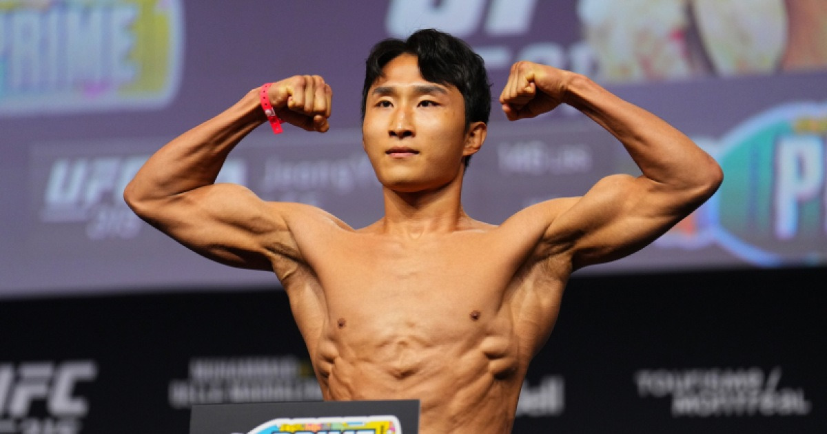 “코리안 타이거 부활 알리겠다” 이정영, UFC 315 출격 준비 끝…계체 통과→11일 승리 도전