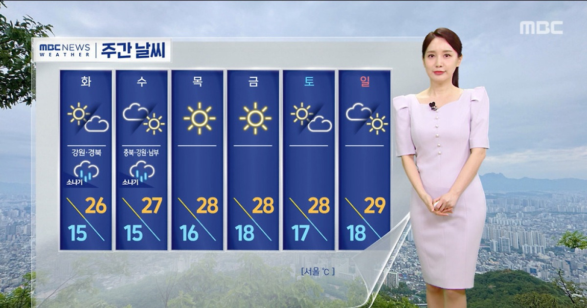 [날씨] 아침 서늘, 낮엔 다소 더워‥갈수록 더워져