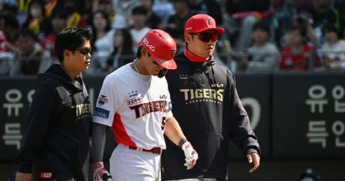 '김도영이 또' 이번엔 우측 햄스트링 손상→SNS도 폐쇄, '부상병동' KIA 어쩌나 '28일 정밀검진 예정