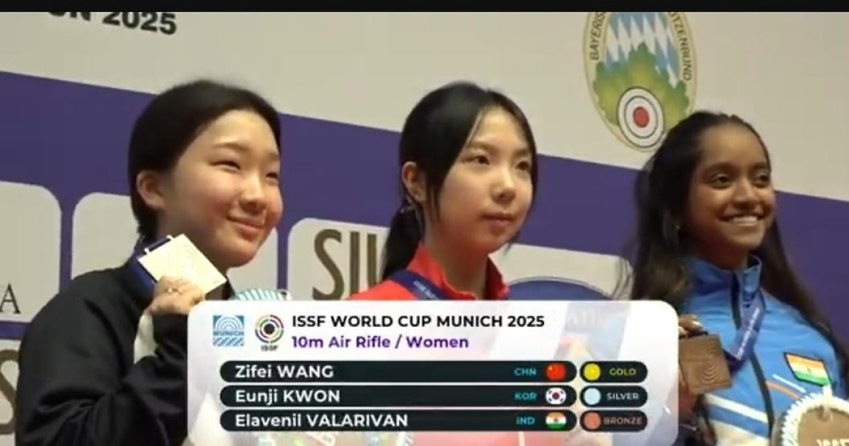 권은지, ISSF 뮌헨 월드컵 10m 공기소총 은메달 획득