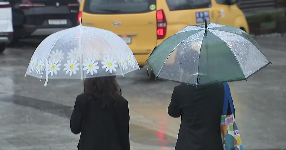[날씨] Chungnam、Chungnam、「Heavy Rain Advisory」…最大80mm内部↑シャワー