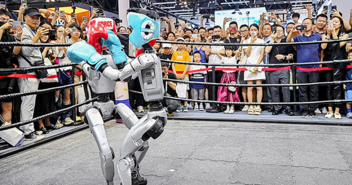 ロボットはボクシングと書道を書いています…中国全体は「実験的な場所」です [평화 오디세이-中 AI굴기 현장리포트⑤]