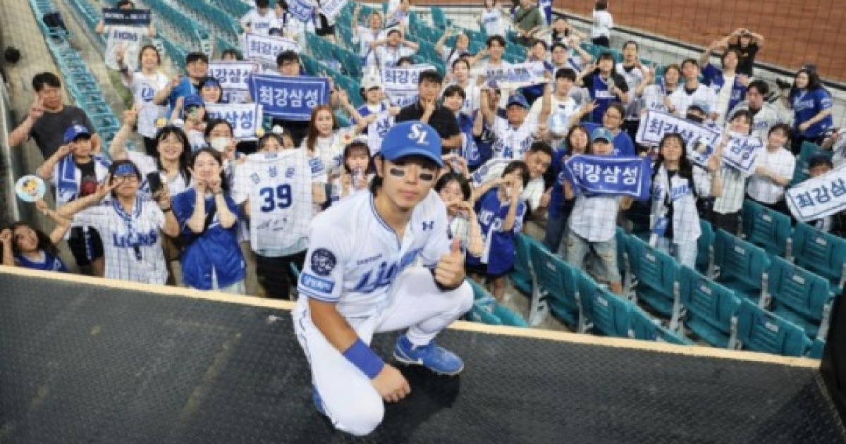 삼성 라이온즈 김성윤 경기 사진