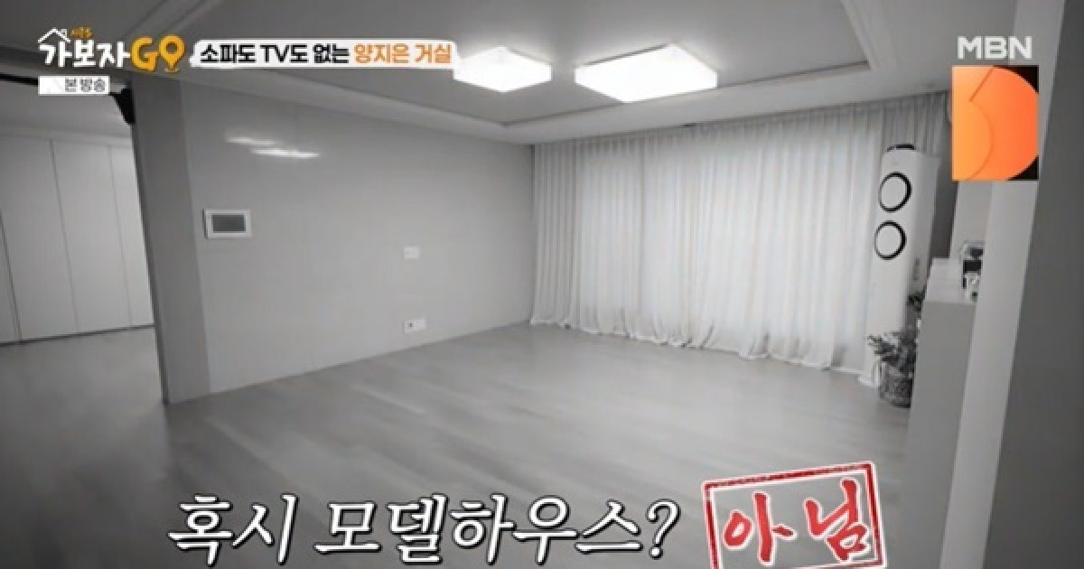 양지은 강남 집 거실