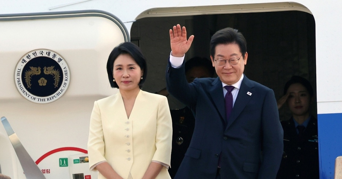 출국 장면