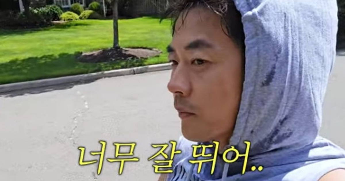 권상우, 룩희와 훈훈한 부자 러닝 "子 너무 잘 뛰어...100m기록이 11.4초" [RE:뷰]