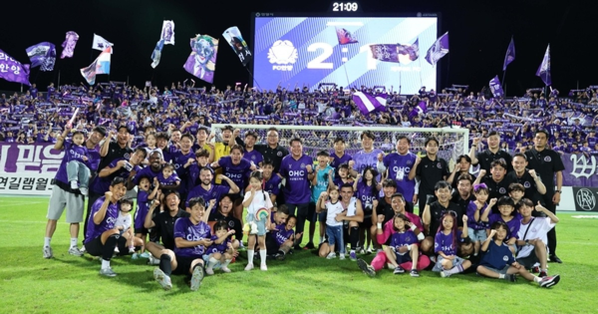 K리그1 FC안양, 10명 싸운 제주SK에 2-1 역전승…승격 후 첫 3연승