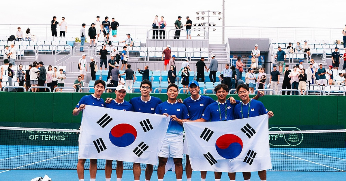 정현·권순우, 데이비스컵 테니스 승리 이끈 '원투 펀치'