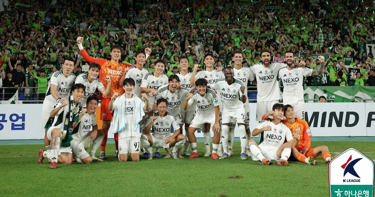 '역대 최소 경기 우승' 대기록 보인다... 전북, '단 2경기' 만에 우승 시나리오