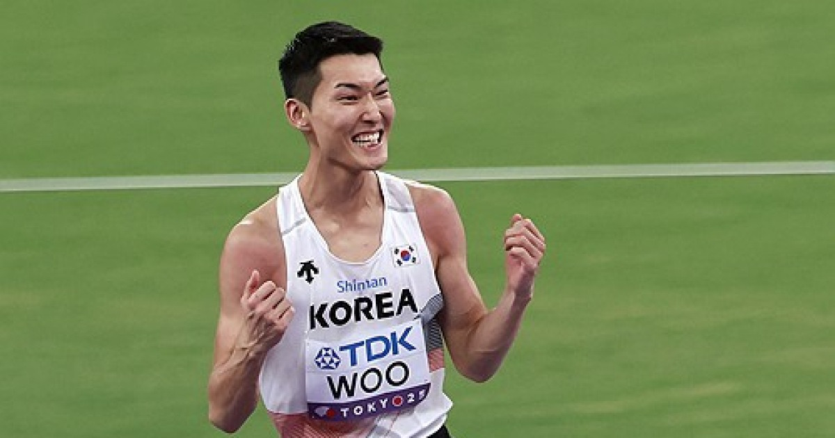 '너무 멋지네' 2m34 넘고 포효한 우상혁, 값진 은메달[스한 스틸컷]