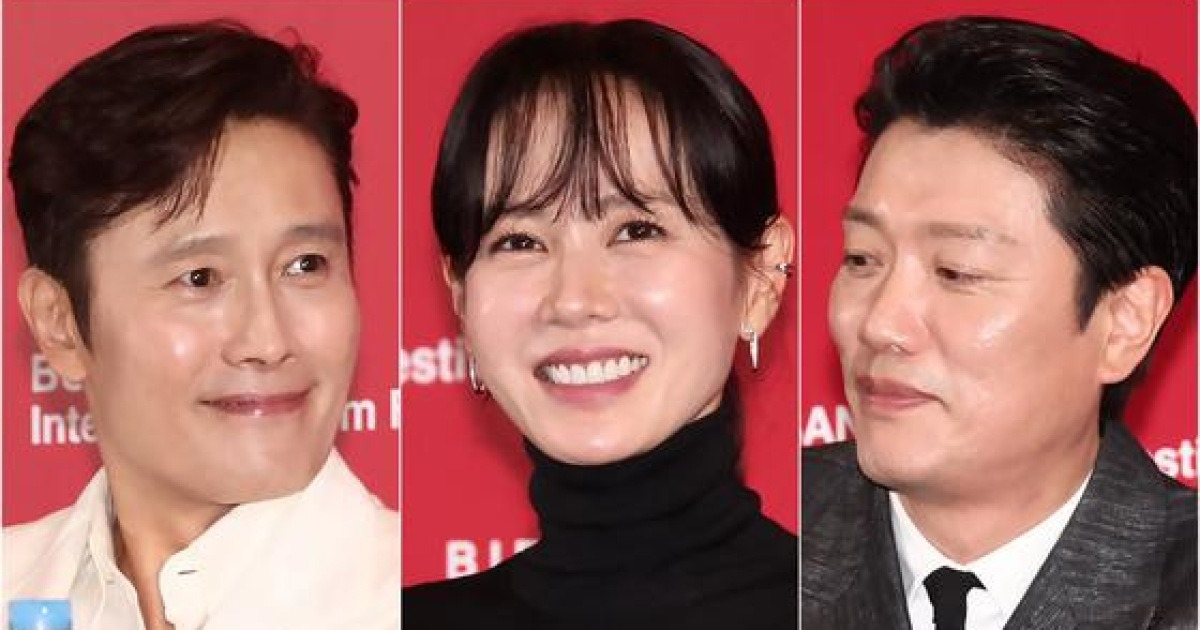이병헌·손예진 '설렌다', 박희순 '죄송하다' BIFF 개막작 현장