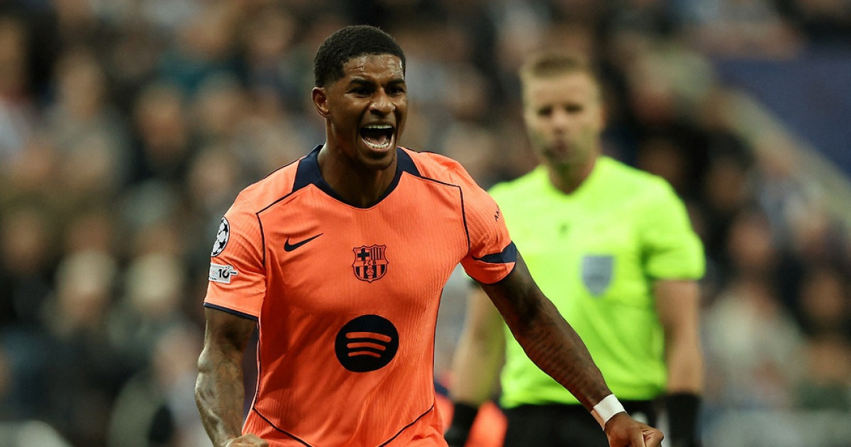 '래시퍼드 멀티골' 바르사, UCL 첫 경기서 뉴캐슬 2-1 제압
