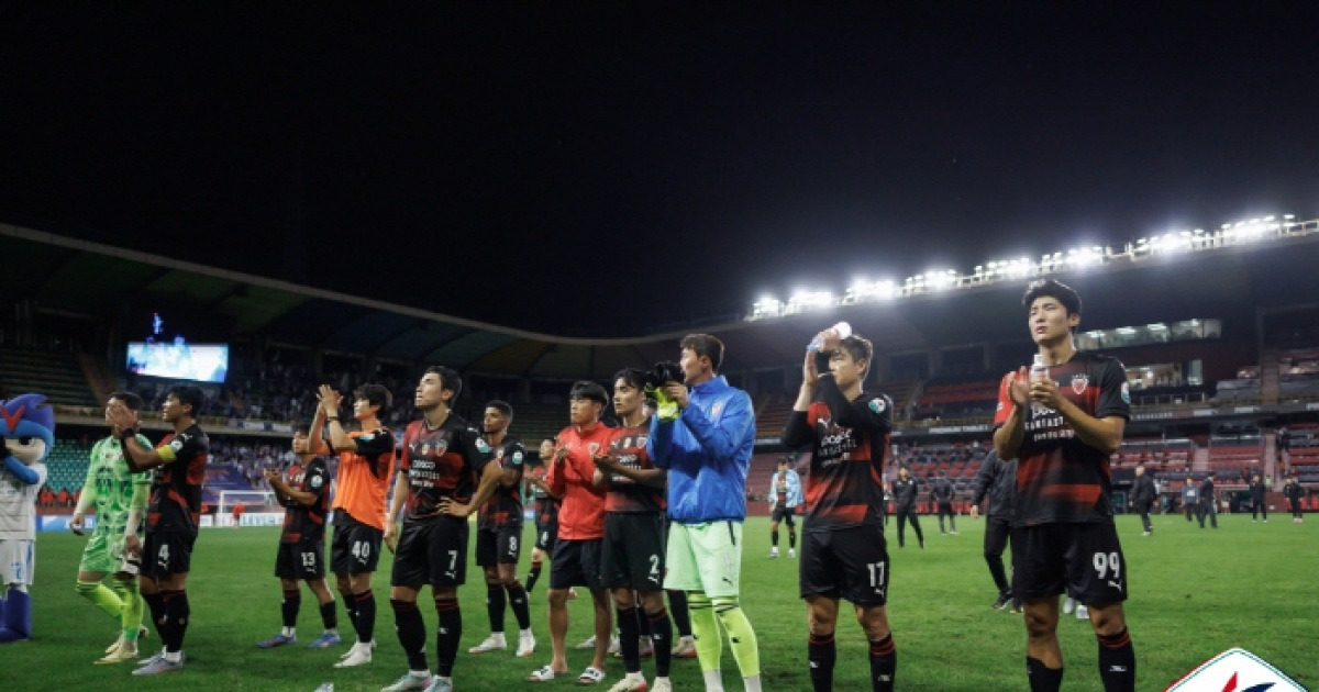 '로테이션 돌려도 강하다'...'2003년생 이동협 결승골' 포항, 빠툼 원정 1-0 승리→ACL2 조별리그 첫 승 신고[ACL2 리뷰]