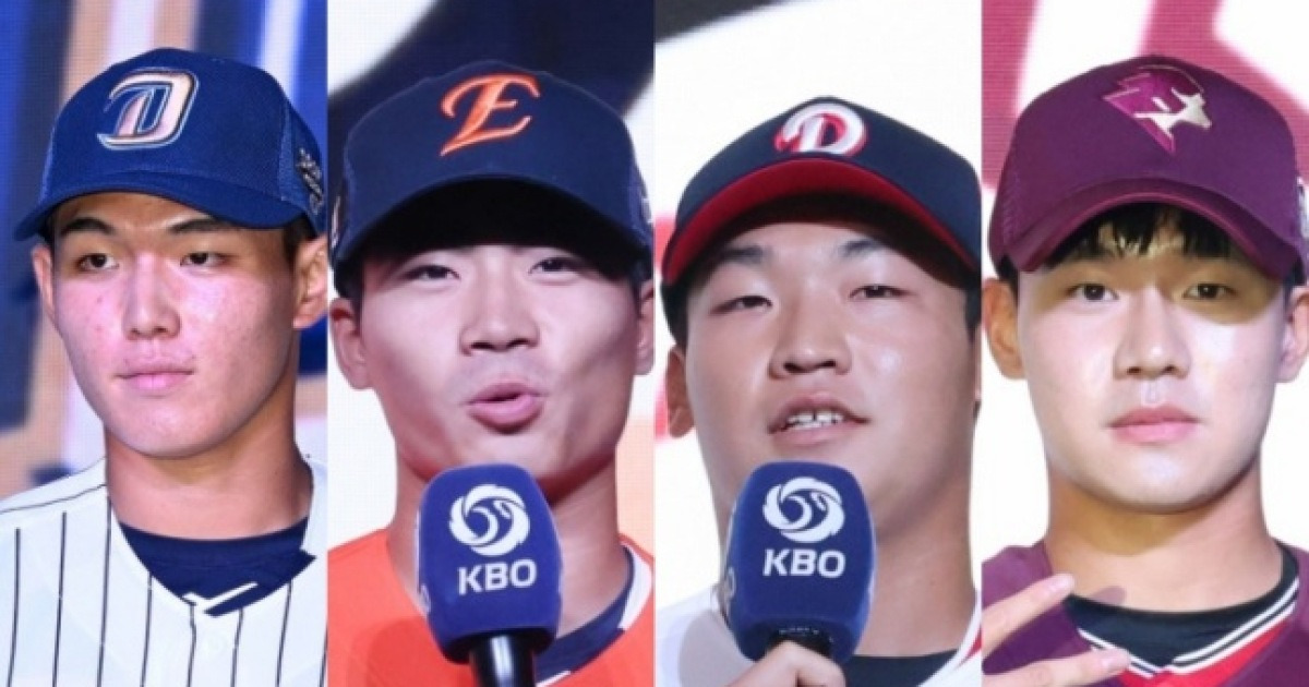 '파격 또 파격' NC-한화 나비효과, KBO 최초 야수 4인 1R 지명 '어떻게' 가능했나