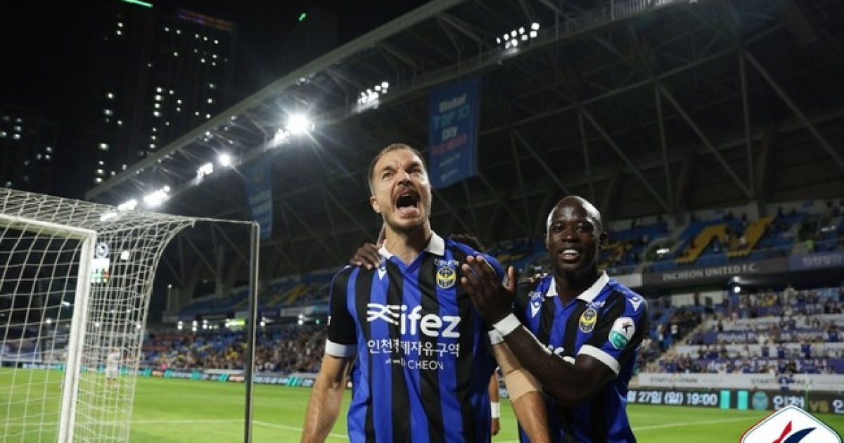[K리그2 라인업] '무고사 선봉' 인천vs'박동진 출격' 김포…선발 명단 공개