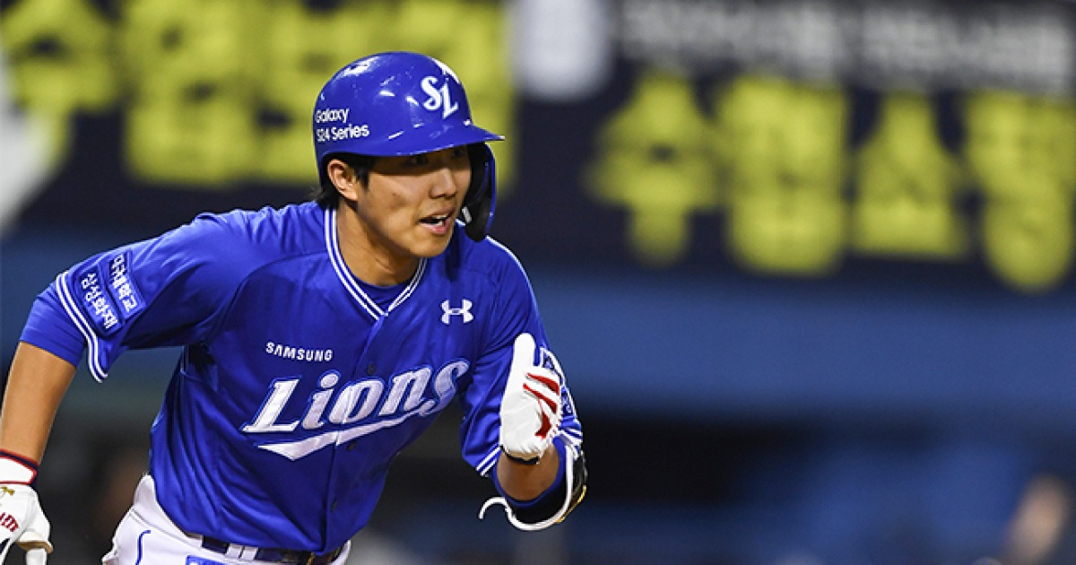 '이재현 4안타 5출루' 삼성, 선두 LG에 14-4 대승…한화 패배로 매직넘버는 '5'