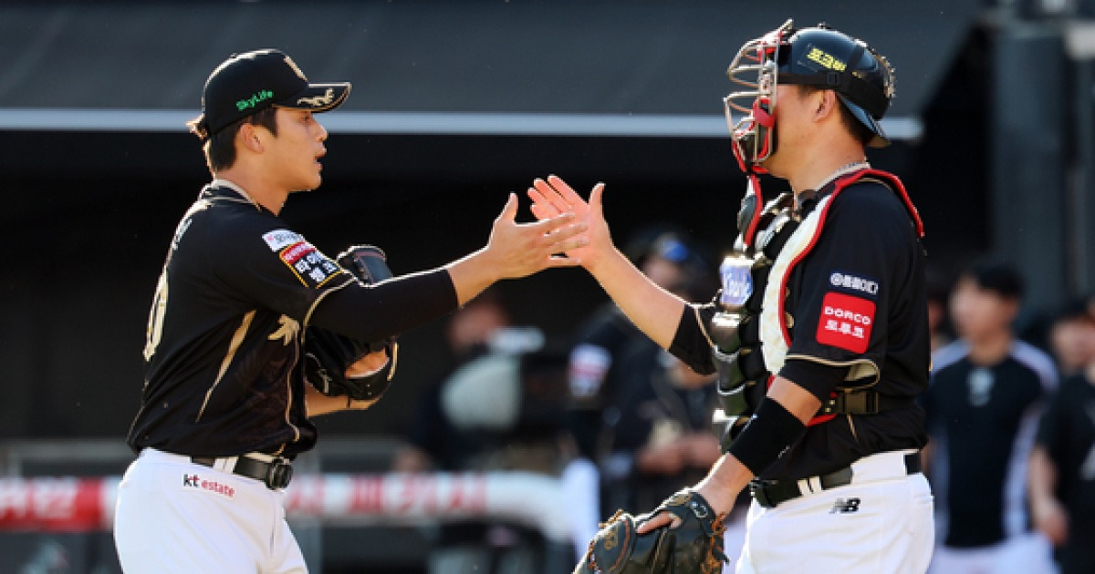 ‘박영현 35세이브’ 5위 KT, 4위 삼성 잡았다…SSG는 3위 굳히기 돌입