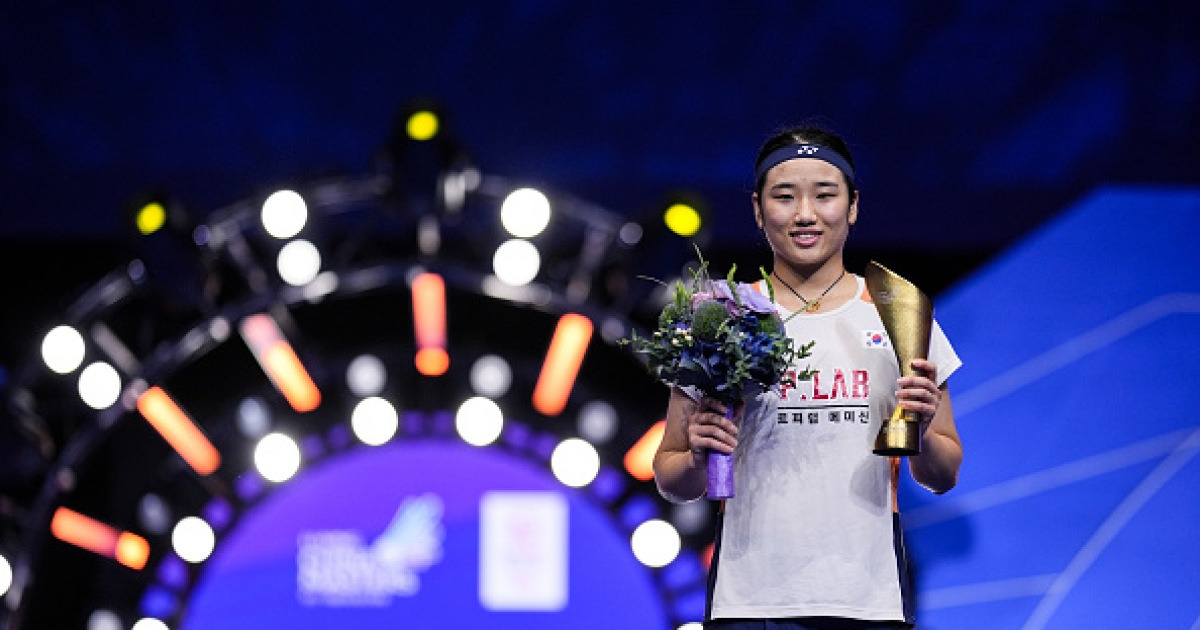 안세영, 33분 만에 한웨 꺾고 중국 마스터스 2연패