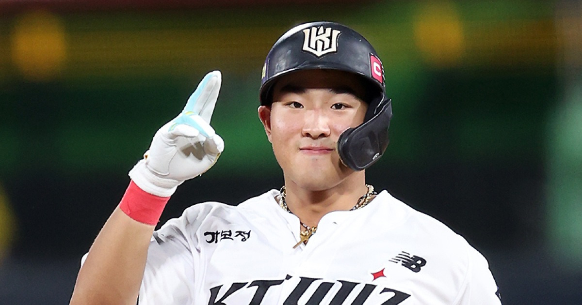 안현민 22호포 치고, 헤이수스 막았다…5위 KT, 4위 삼성 5연승 저지+반 게임 차 맹추격 [수원 게임노트]